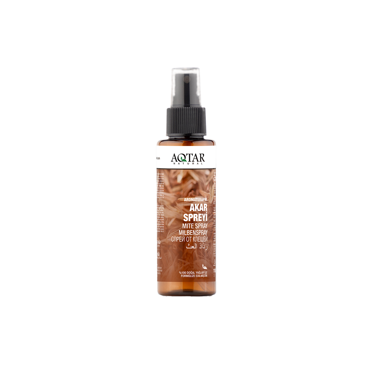 Aromaterapik Akar Spreyi 110 ML | %100 Doğal Yağlarla Formülize | Karanfil, Palmarosa Yağları | Mite Spray