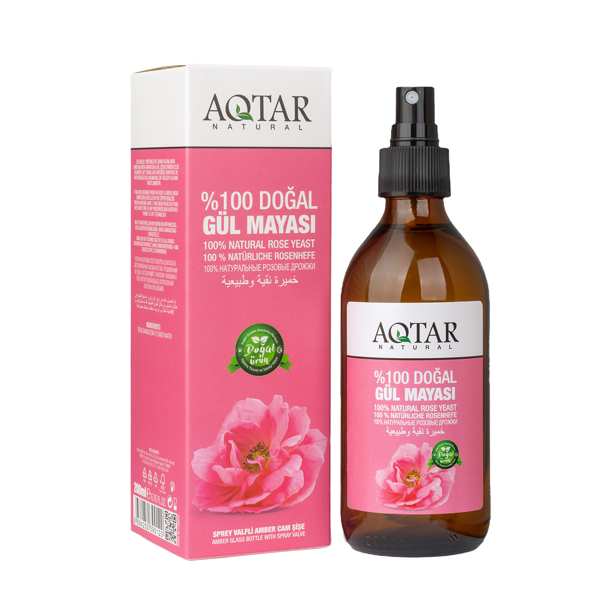 %100 Doğal Gül Mayası 200 ML