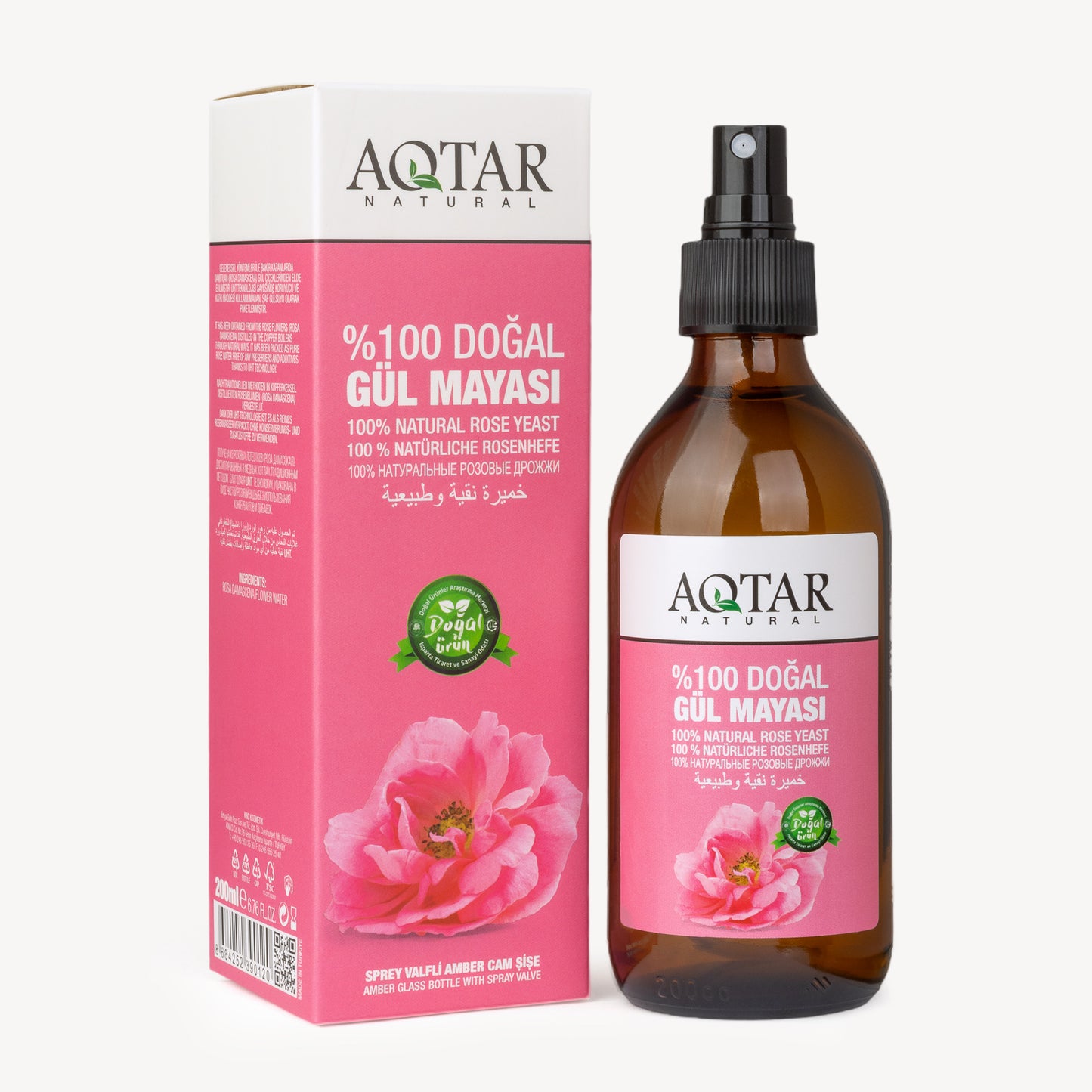 %100 Doğal Gül Mayası 200 ML