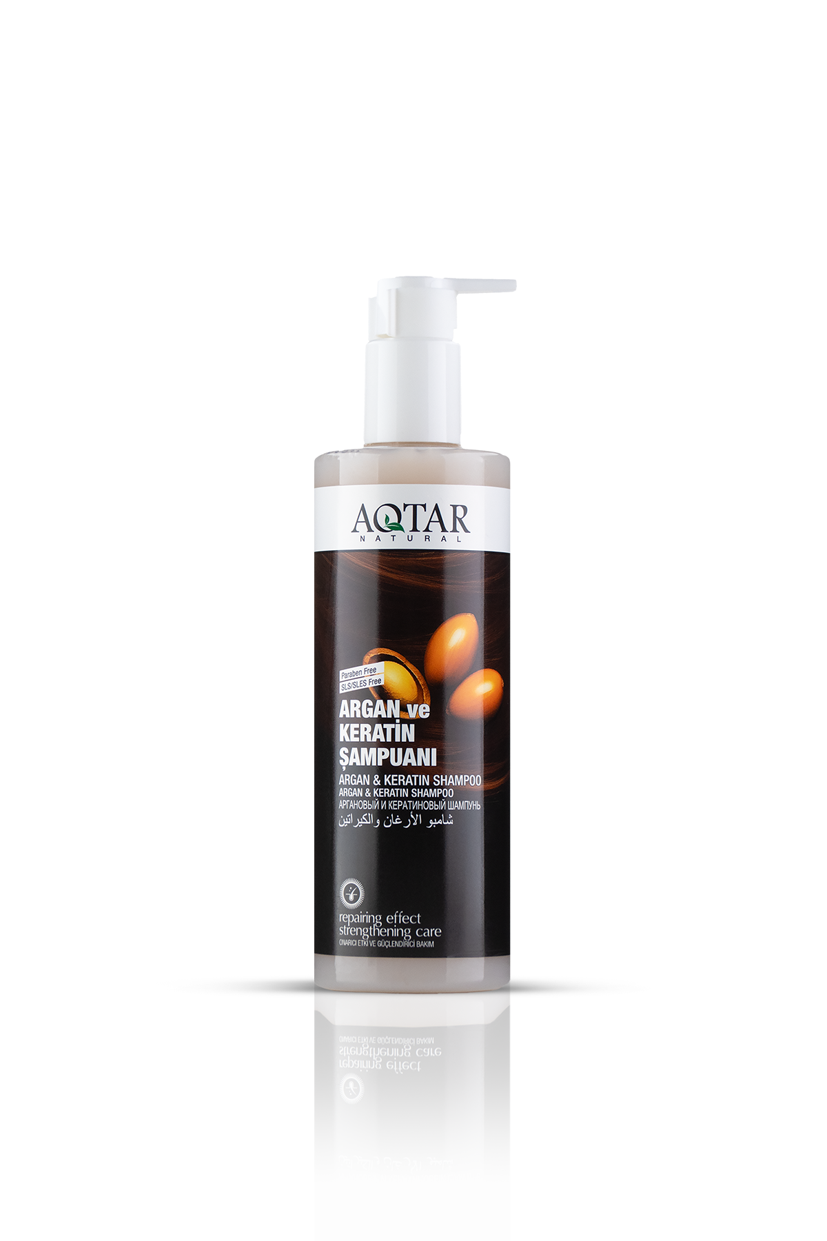 Argan & Keratin Şampuanı 400 ML - Onarıcı Etkili ve Güçlendirici Bakım