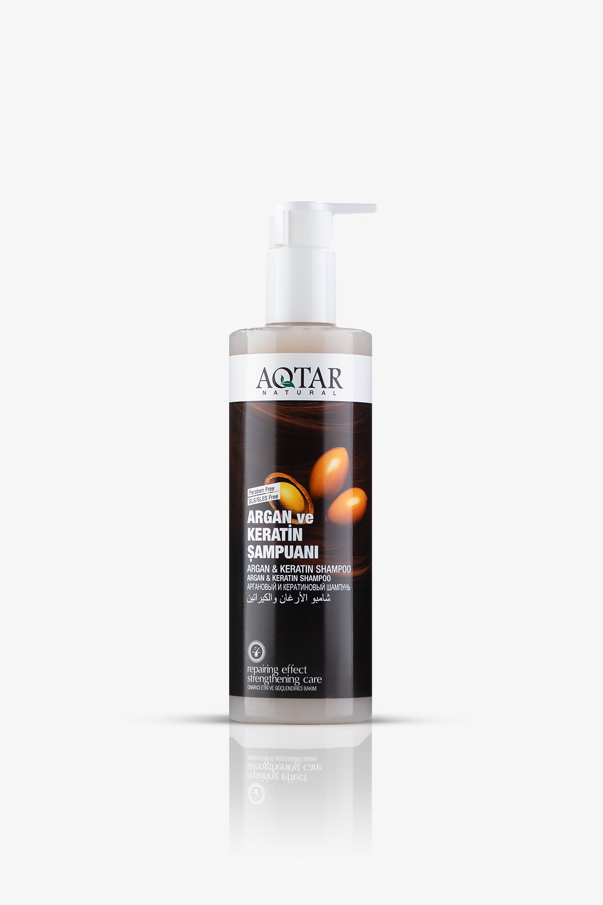 Argan & Keratin Şampuanı 400 ML - Onarıcı Etkili ve Güçlendirici Bakım