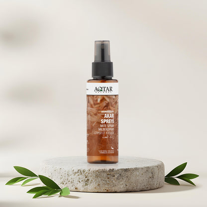 Aromaterapik Akar Spreyi 110 ML | %100 Doğal Yağlarla Formülize | Karanfil, Palmarosa Yağları | Mite Spray