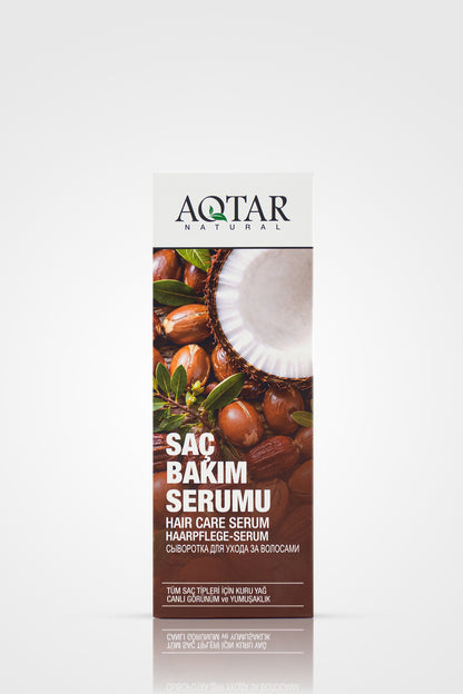 AQTAR Saç Bakım Serumu 110 ML – Tüm Saç Tipleri İçin Kuru Yağ, Canlı Görünüm ve Yumuşaklık
