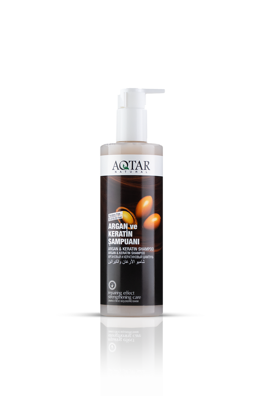 Argan & Keratin Şampuanı 400 ML - Onarıcı Etkili ve Güçlendirici Bakım