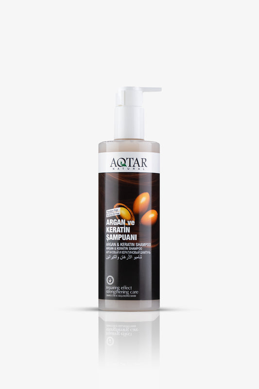 Argan & Keratin Şampuanı 400 ML - Onarıcı Etkili ve Güçlendirici Bakım