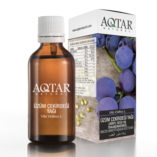 % 100 Saf Üzüm Çekirdeği Yağı 50 ML | Vitis Vinifera L.